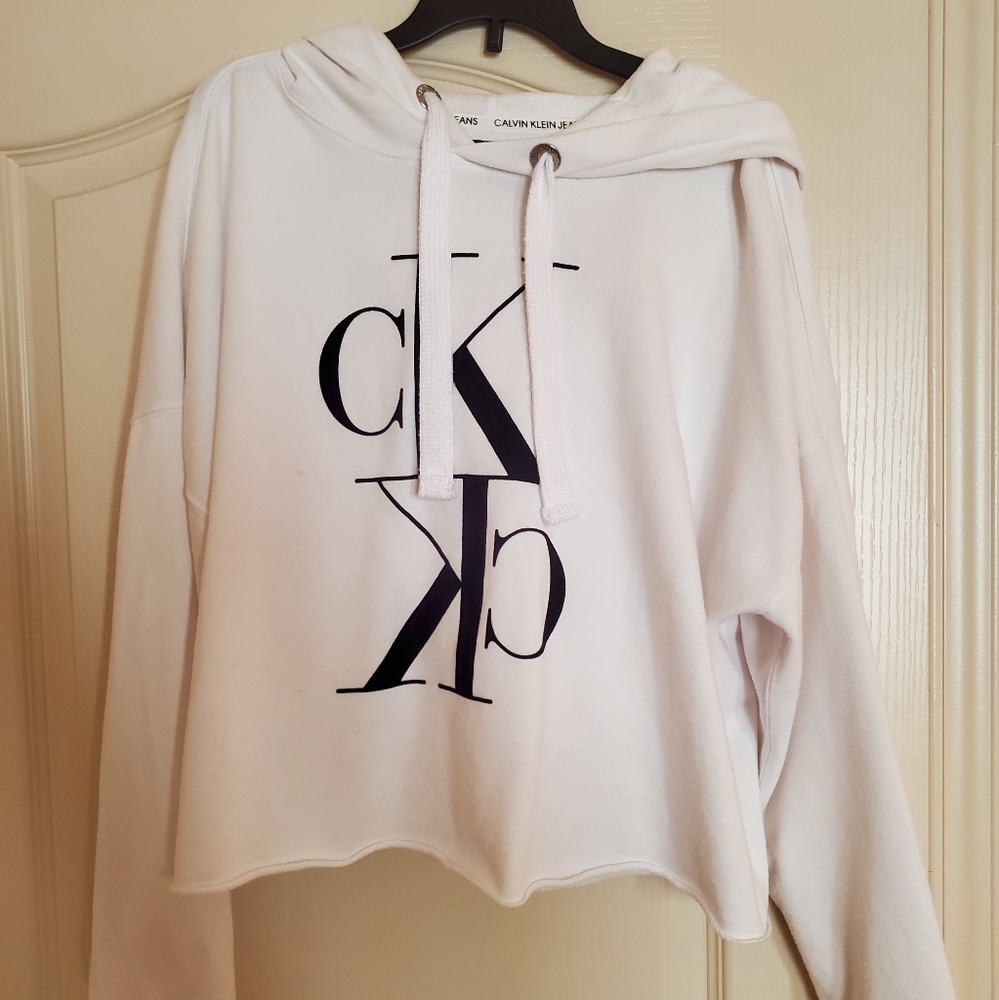 Calvin Klein Women's Medium Pullover Hooded Sweater